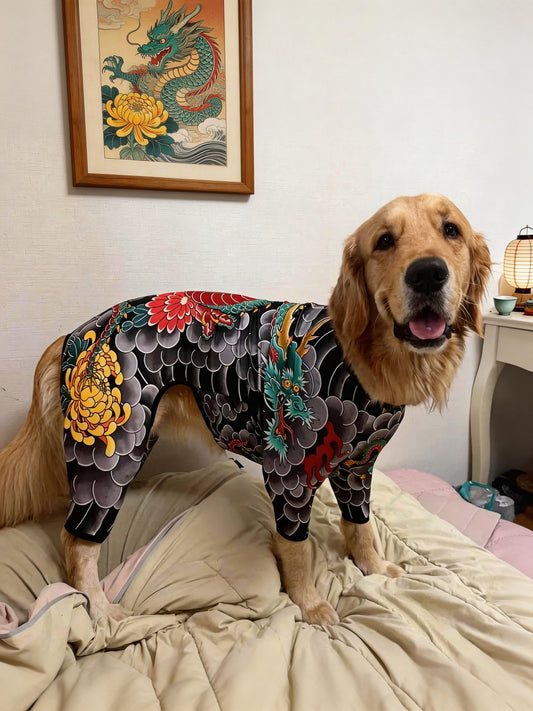 Funny Pet Tattoo Shirt for Cats & Dogs – Personalized Humor Four-Leg T-Shirt, Soft & Comfortable Pet Outfit